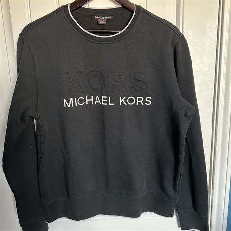 michael kors crewneck sweater mens|Michael Kors men's hoodie.